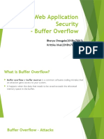 Web Application Security - BufferOverflow