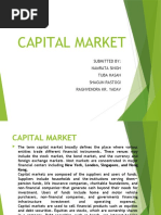 Capital Market: Submitted By: Namrata Singh Tuba Hasan Shagun Rastogi Raghvendra Kr. Yadav