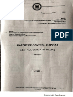 Raport Control Inopinat - CD Buzias 2020