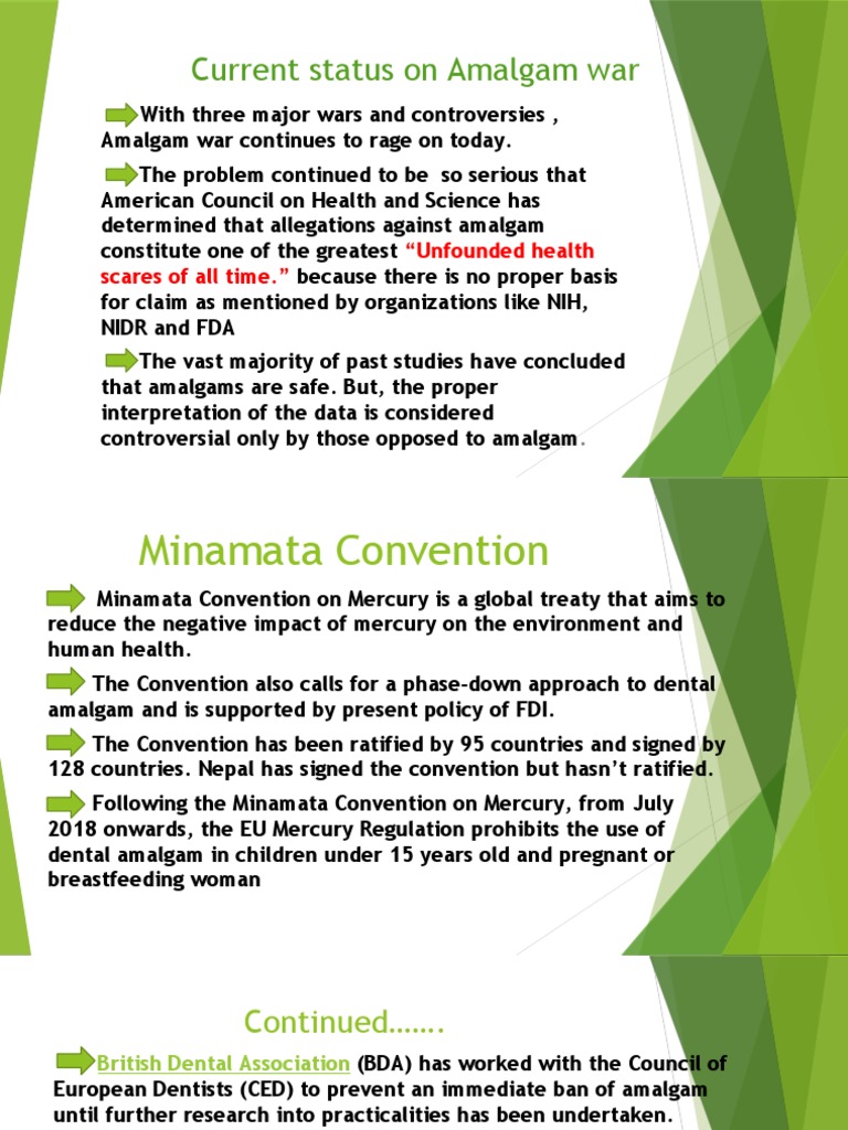 Current Status On Amalgam War PDF