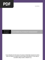 Download Customer relationship management  Dissertation by Rishad DCruz SN48559308 doc pdf