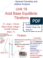 Unit 19 Acid Base Equilibria. Titrations.ppt