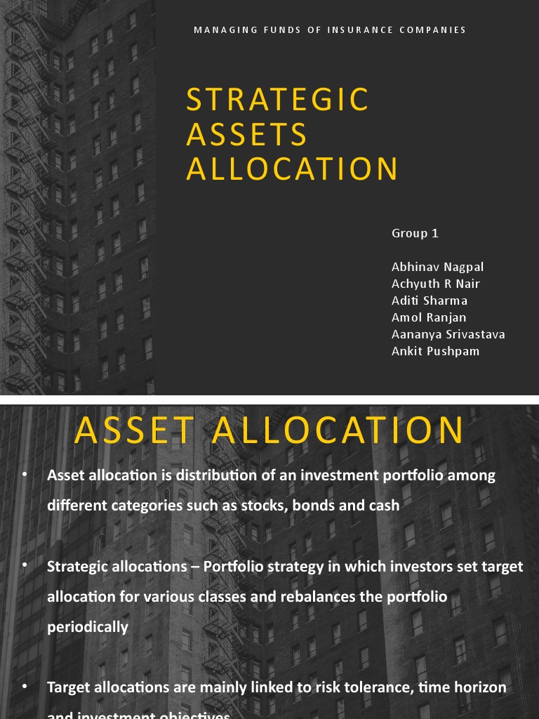 Strategic Asset Allocation Guide | PDF | Asset Allocation | Investor