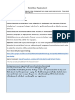 think aloud strategy planning sheet 