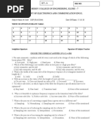 Subject Name & Code: DSP (R1632044) Date of Exam: 17-10-20: Write Ur Options in Below Table