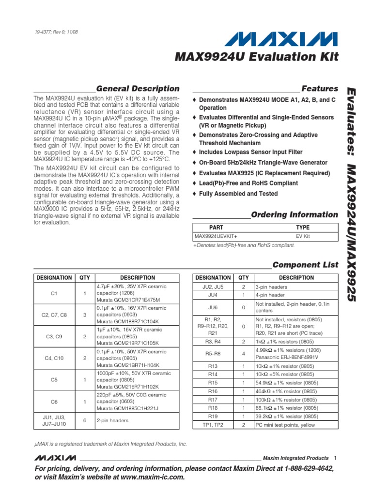 Pickup Sensor1 PDF Electronic Circuits Printed Circuit