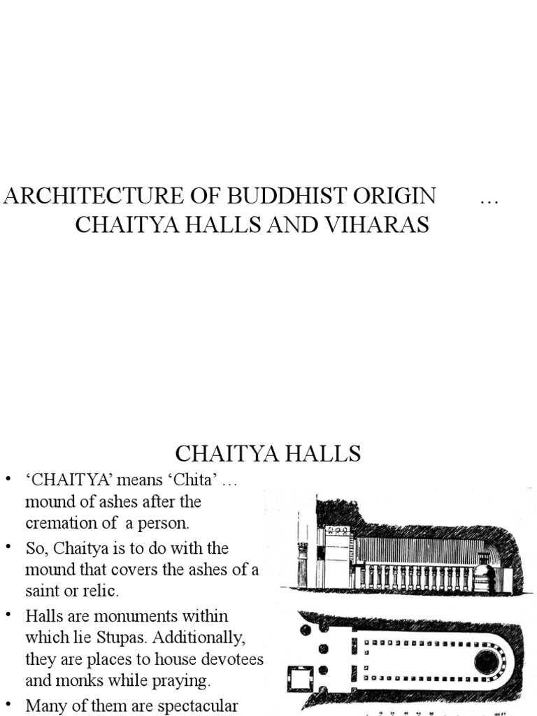 Chaitya Halls vs. Viharas in Buddhism | PDF | Religion And Belief