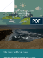 Hydrogen Waves Tidal and Biomass