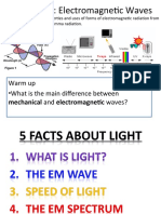 Intro To Light: Electromagnetic Waves: Warm Up - What Is The Main Difference Between