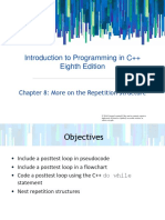 Chapter 8 More On Repetition Structure