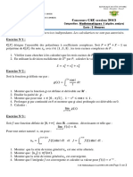 2013 Mathematiques1 PDF