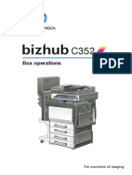 Bizhub c352 Um Box-Operations en 1-1-0 Phase3