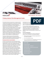 Printing Industry Risk Management Guide: United Kingdom Risk Control