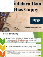 Ikan Hias Guppy Fadila R.arief