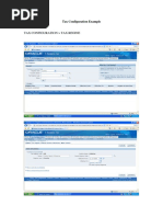 Tax Configuration Example