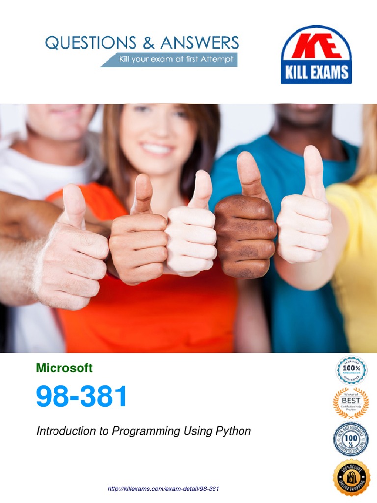 Exam 98 381 Introduction To Programming Using Python Pdf