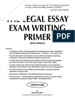 Wentworth Miller The Legal (Or Law) Essay Exam Writing (System)