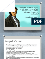 2avogadros Law