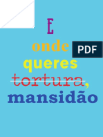 Cartaz Tipográfico - O Quereres