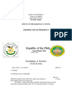 Republic of The Philipines: Guadalupe A. Rosales