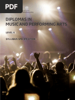 Diplomas in Music and Performing Arts