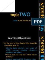 Chap2 Basic HTML Structure