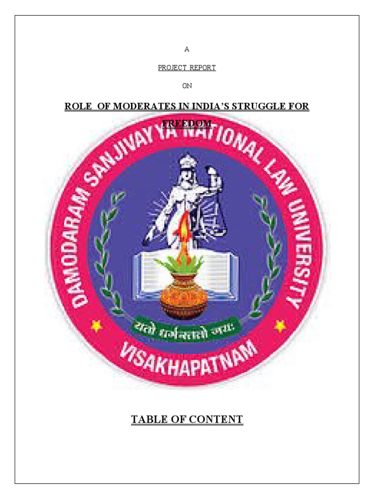 Role of Moderates in India's Freedom Struggle | PDF | Indian ...