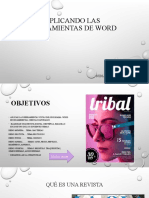 REVISTA CIENTÍFICA DIGITAL Aplicando Las Herramientas de Word Diseño de Revista