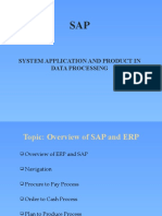 Overview of ERP and SAP