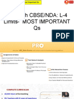 JEE 11th+CBSE NDA +L-4+Limits-++MOST+IMPORTANT+Qs PDF