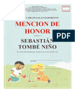 Mencion de Honor Editable