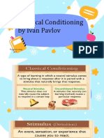 Classical Conditioning by Ivan Pavlov: Rogelyn Isaig 2A1