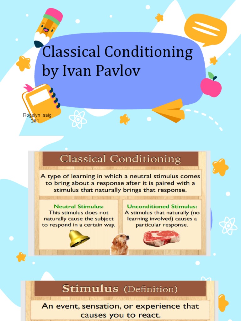 Classical Conditioning by Ivan Pavlov | PDF