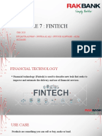 Module 7: Fintech Trends and Dubai's Growing Tech Scene