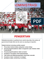 MALADMINISTRASI PELAYANAN