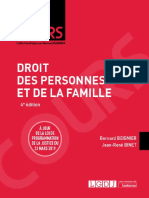 Corrigé - Droit Des Personnes Et de La Famille