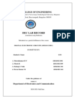 Dec Lab Record: B.M.S College of Engineering