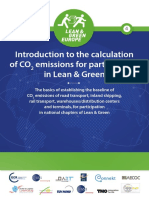 Introduction To The Calculation of CO Emissions For Participation in Lean & Green