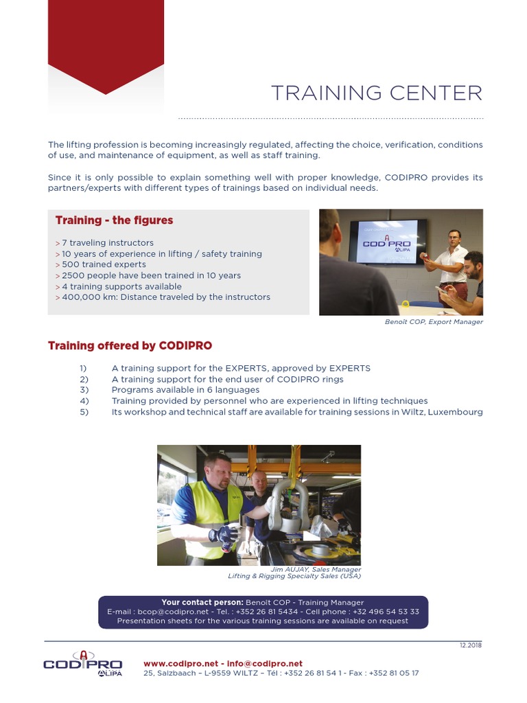 Training Center en PDF
