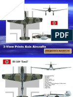 3 View Prints Axis Aircrafts
