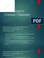 Introduction To Forensic Chemistry