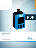 Hoja de datos PAC50-DCA sensor presión