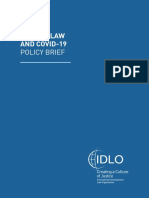 Rule of Law and Covid-19: Policy Brief