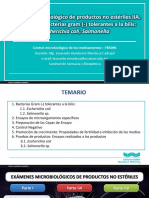 Clase 11 2020-II Examen Microbiologico de Productos No Esteriles IIA PDF