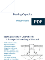 Bearing Capacity - Layerd Soils