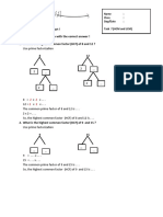 Don't Forget Pray Before Start ! Answer The Question Below With The Correct Answer ! 1. What Is The Highest Common Factor (HCF) of 8 and 12 ?