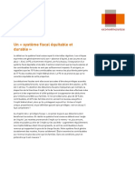 Un Systme Fiscal Quitable Et Durable PDF