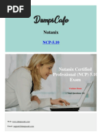 Nutanix: Nutanix Certified Professional (NCP) 5.10 Exam