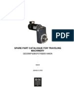 Spare Parts Catalogue Travel Machinery