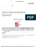 Search On States and International Organisations: Treaty O Ce